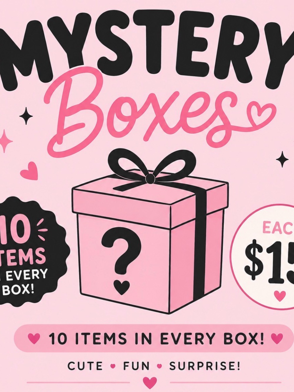 Mystery Boxes woman’s clothing!